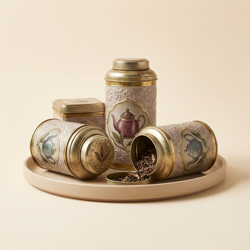 Чай в металлической упаковке