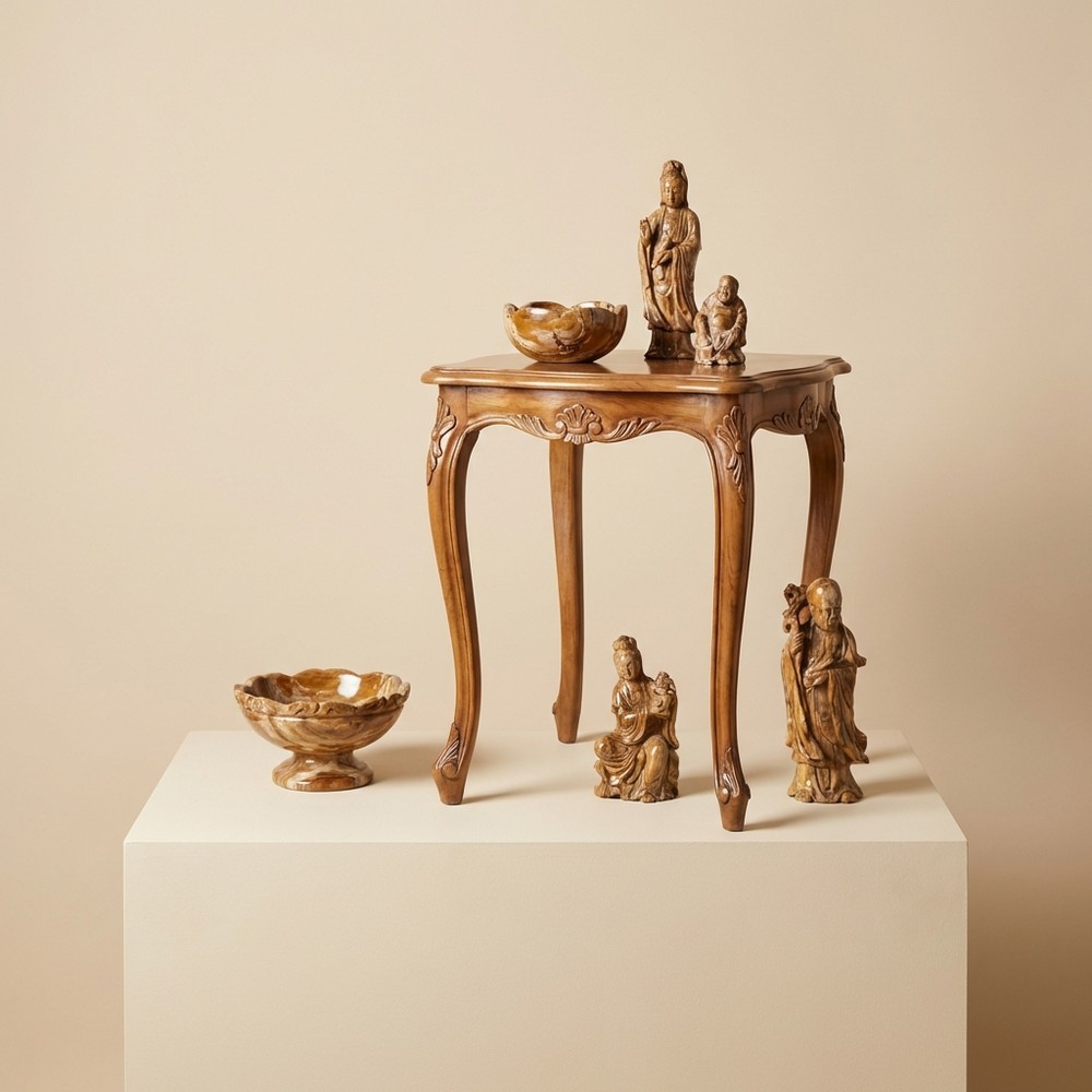 Мебель из окаменелого дерева