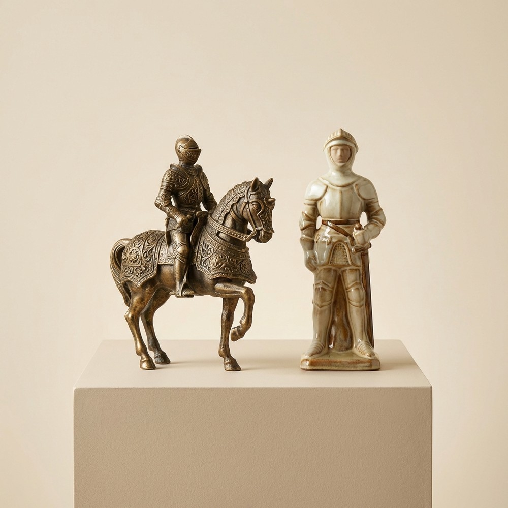 Статуэтки рыцарей