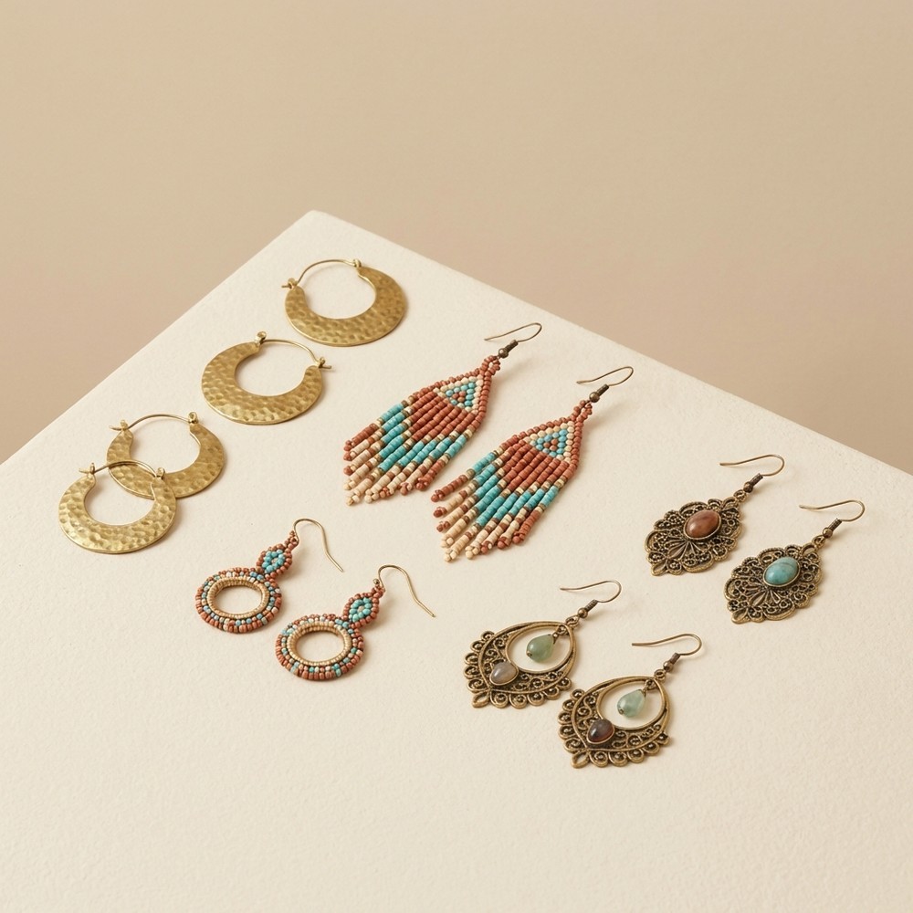 Этнические серьги