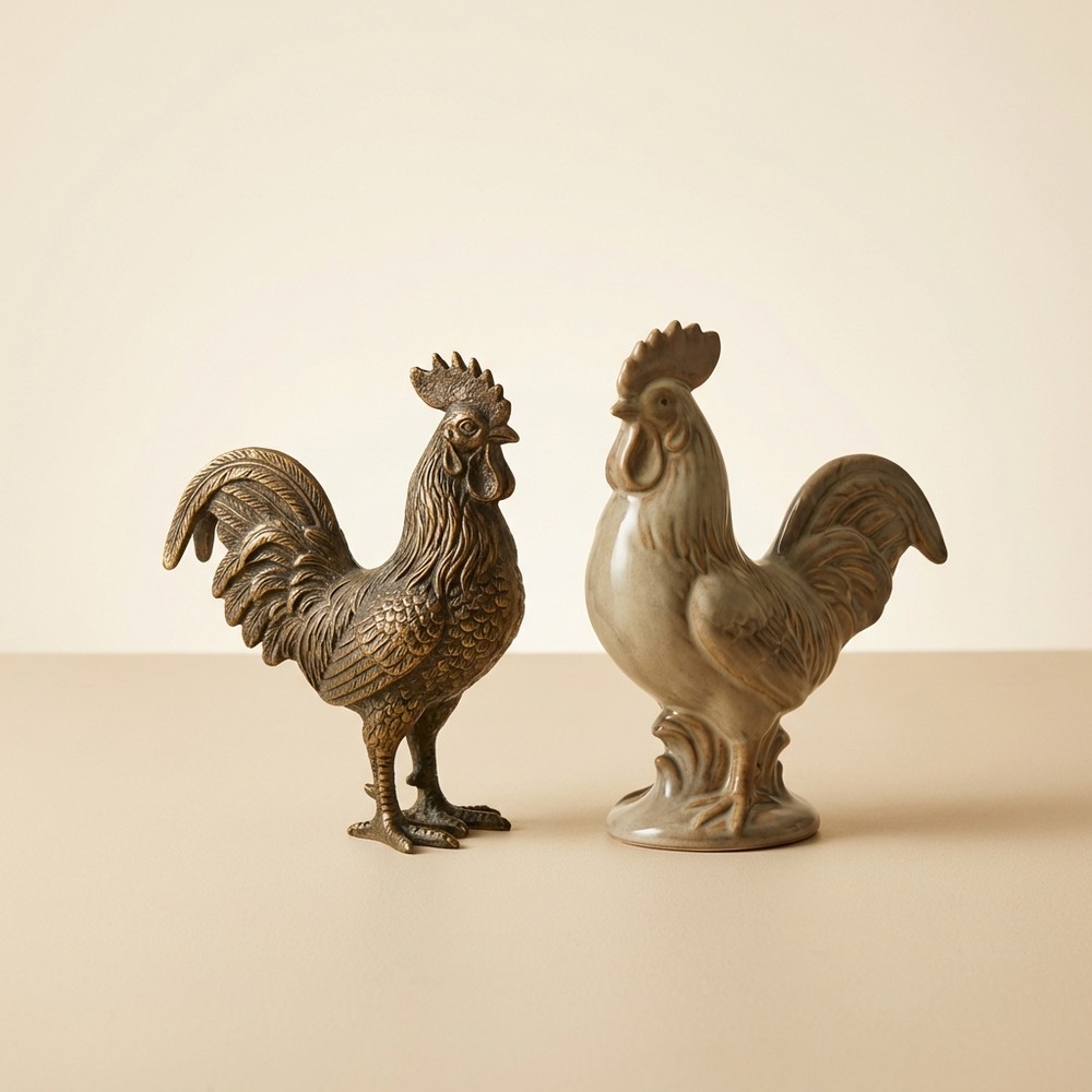 Статуэтки петухов