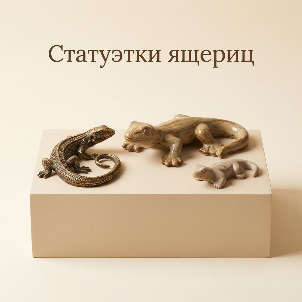 Статуэтки ящериц