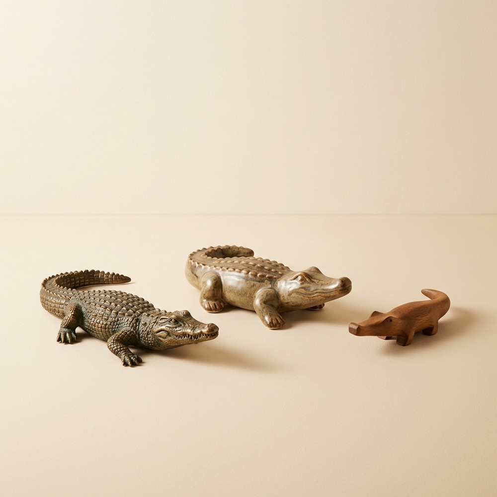 Статуэтки крокодилов