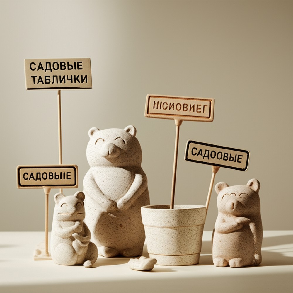 Садовые таблички