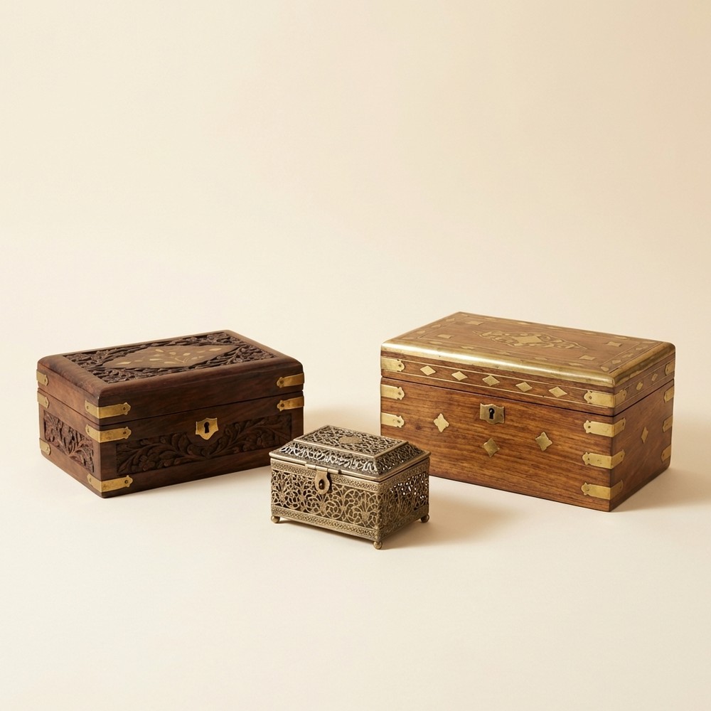 Шкатулки с замком