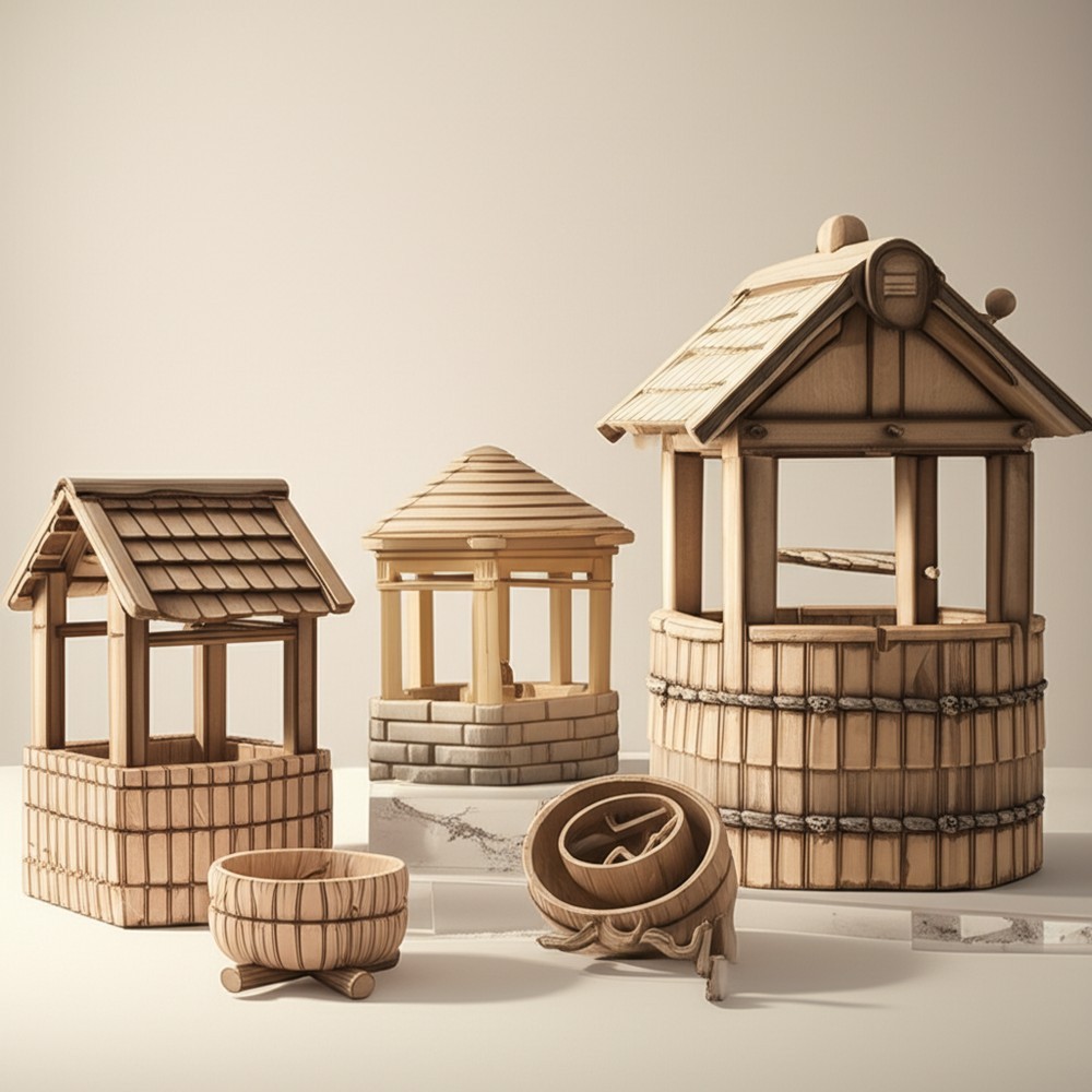 Декоративные колодцы