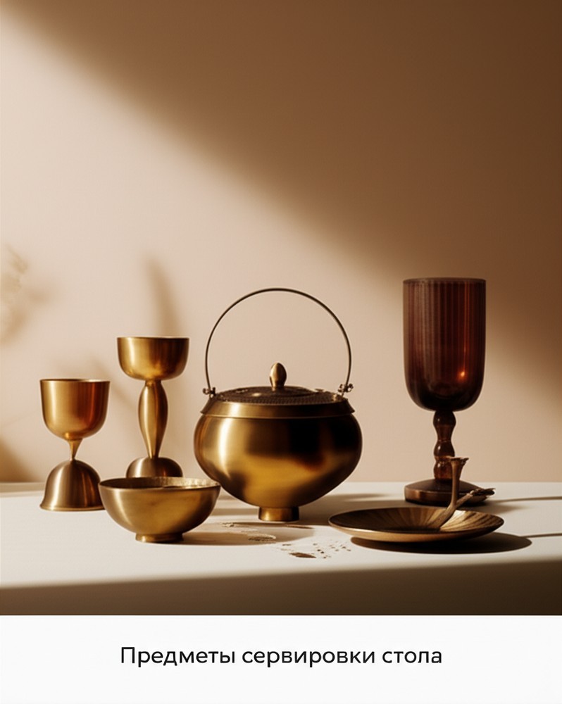Предметы сервировки стола