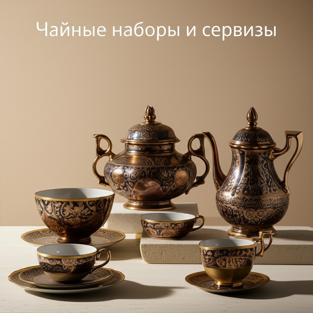 Чайные наборы и сервизы