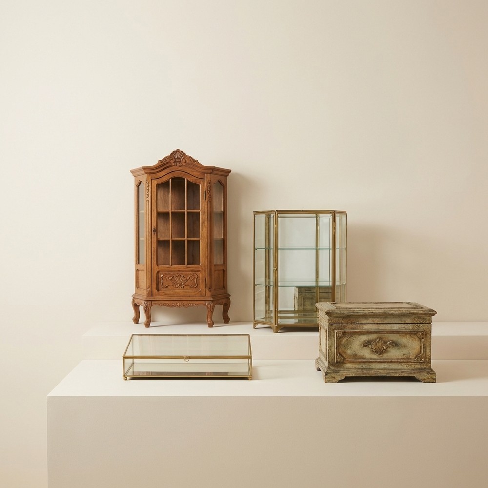 Шкафы и витрины