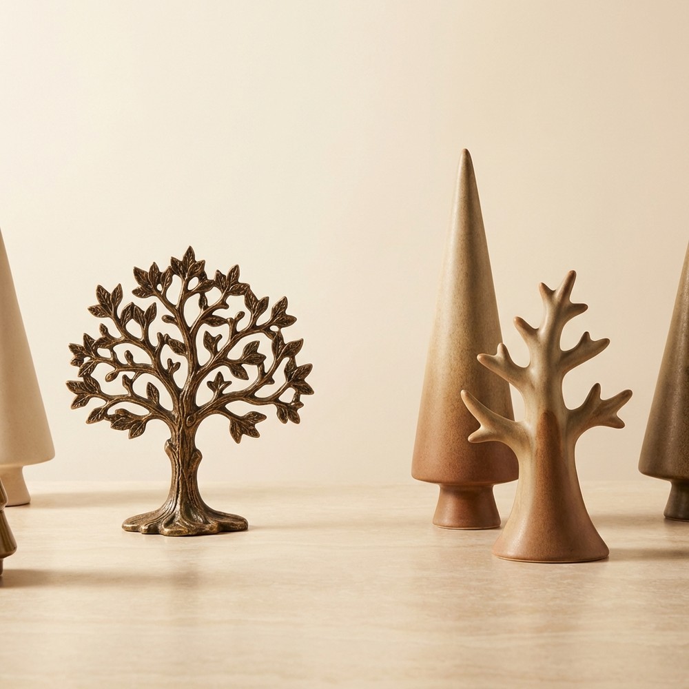 Статуэтки деревьев