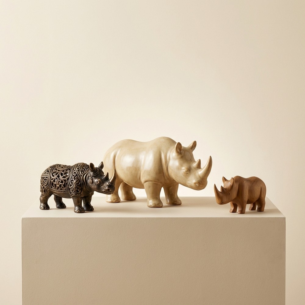 Статуэтки носорогов