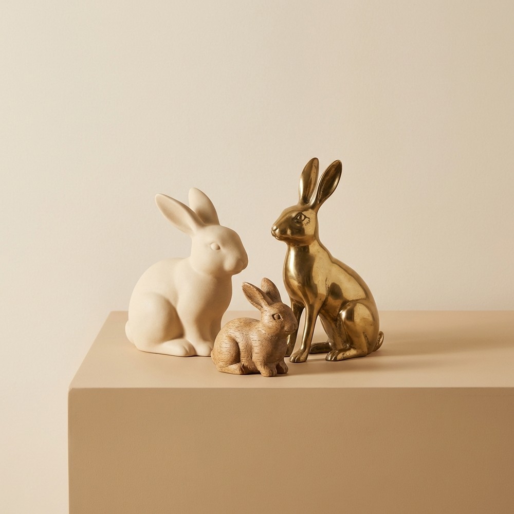 Статуэтки зайцев и кроликов