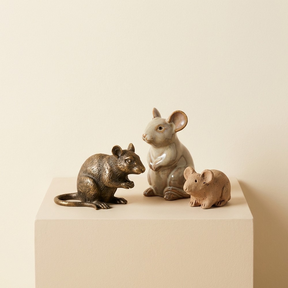Статуэтки мышей и крыс