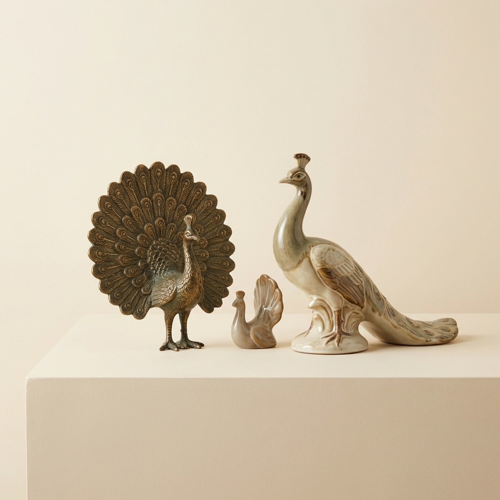 Статуэтки павлинов