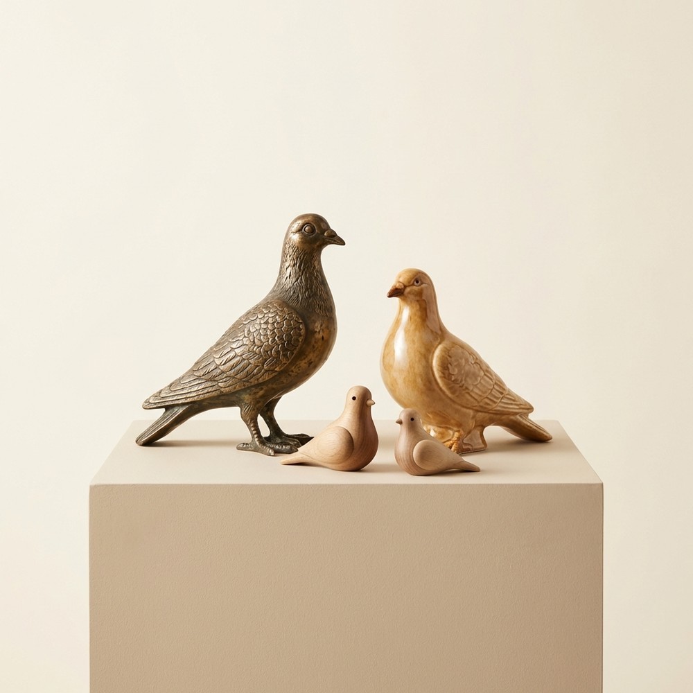 Статуэтки голубей