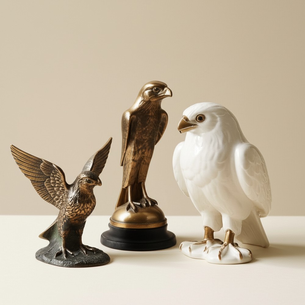 Статуэтки ястребов
