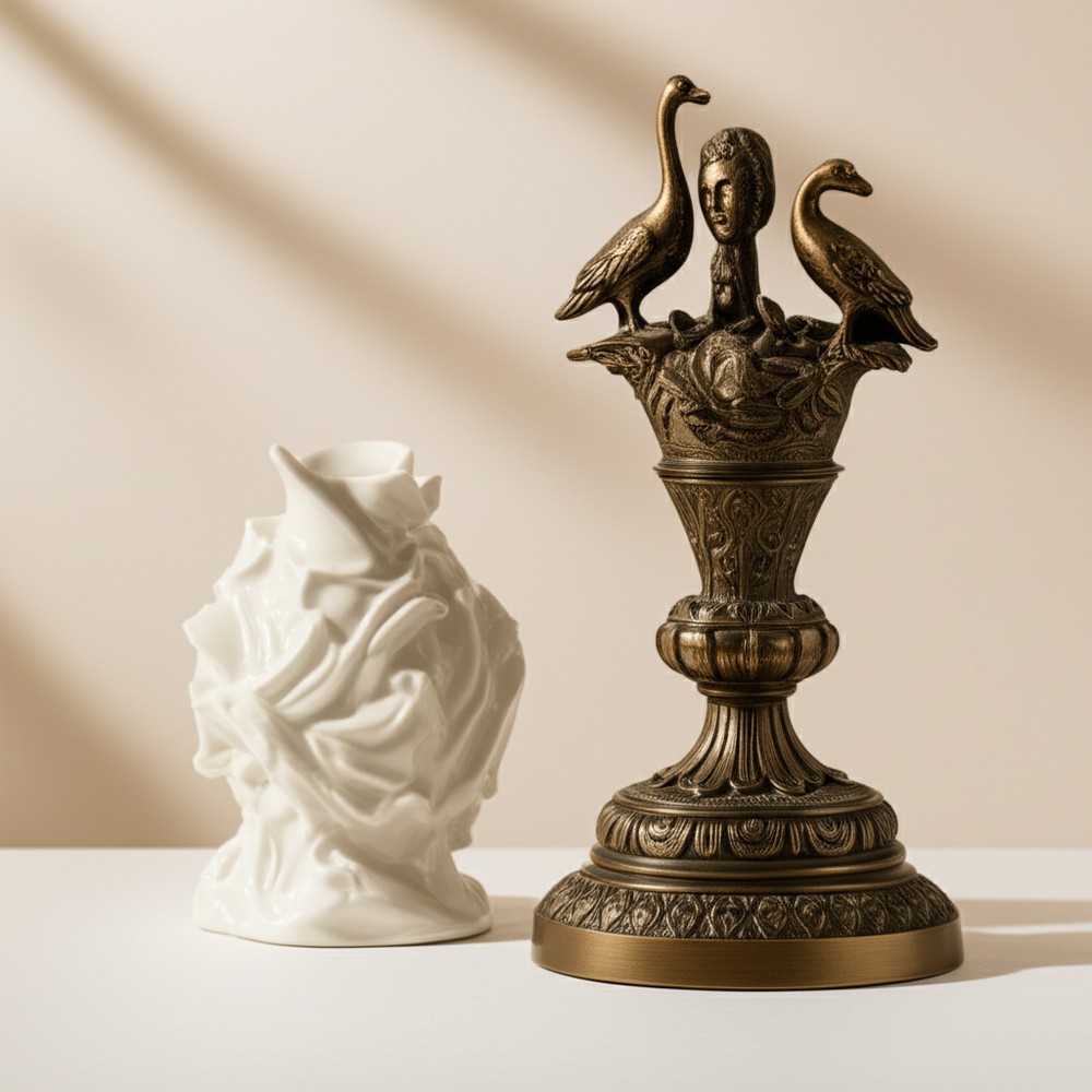 Статуэтки журавлей