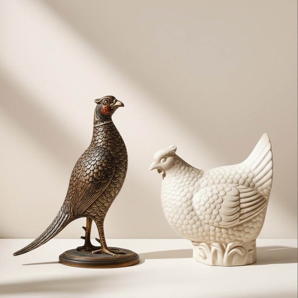 Статуэтки фазанов