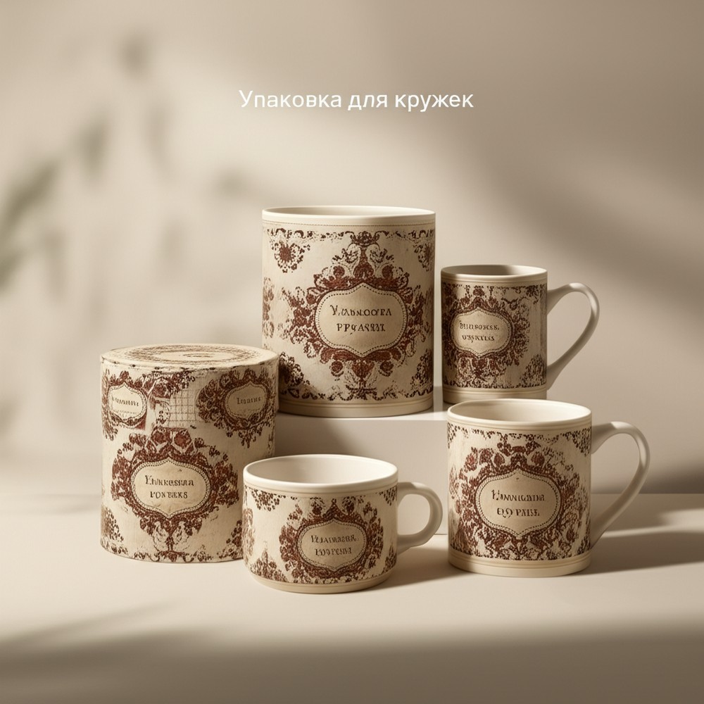 Упаковка для кружек