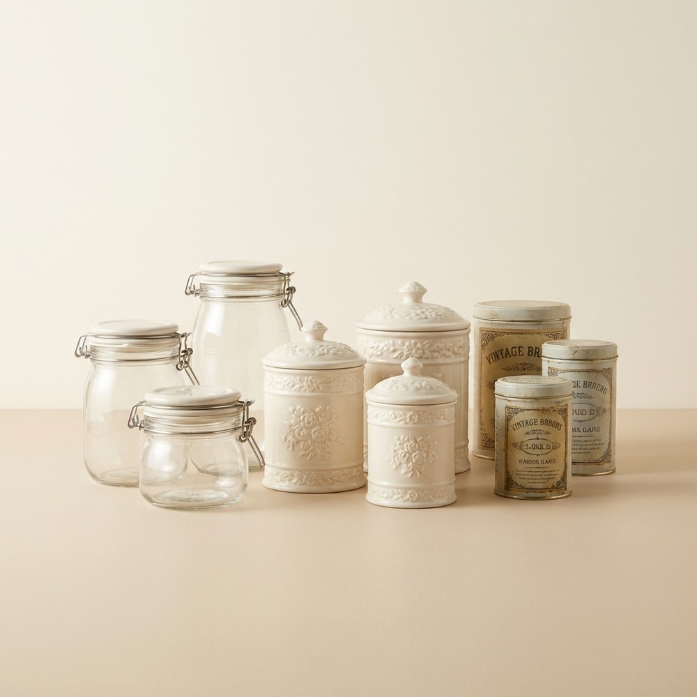 Банки для хранения сыпучих продуктов