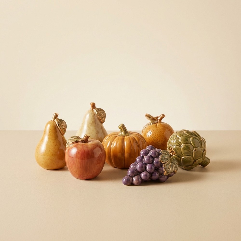 Фигурки - овощи и фрукты