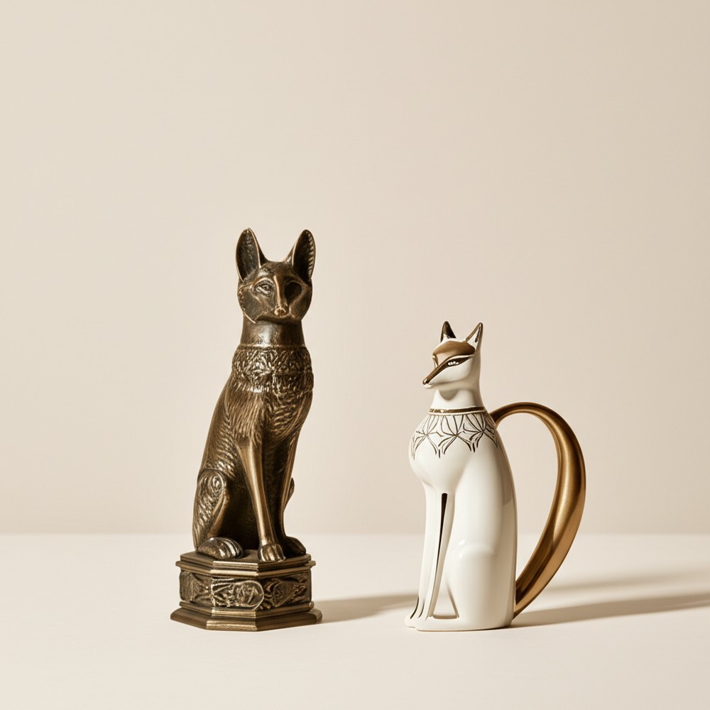 Статуэтки лисиц