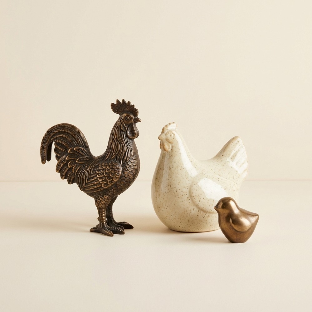 Статуэтки куриц