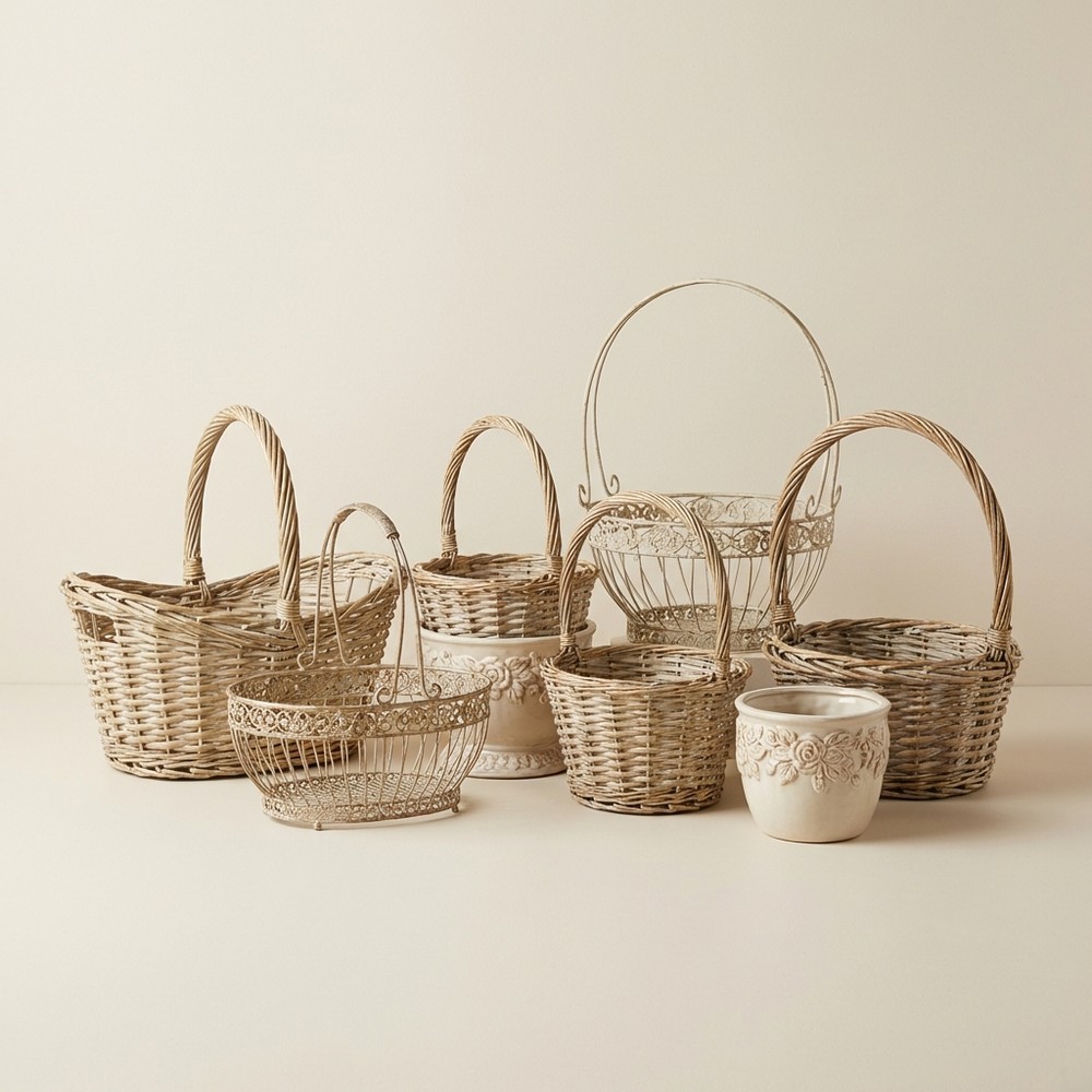 Корзины для цветов и флористики