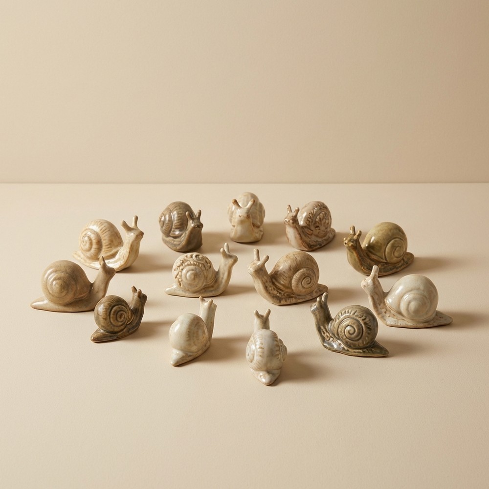 Фигурки улиток