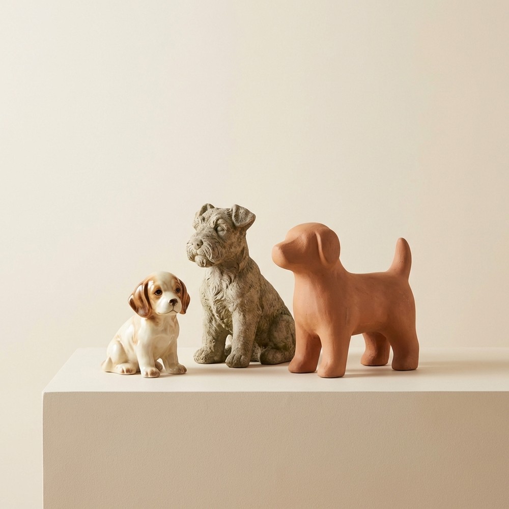 Садовые фигурки собак