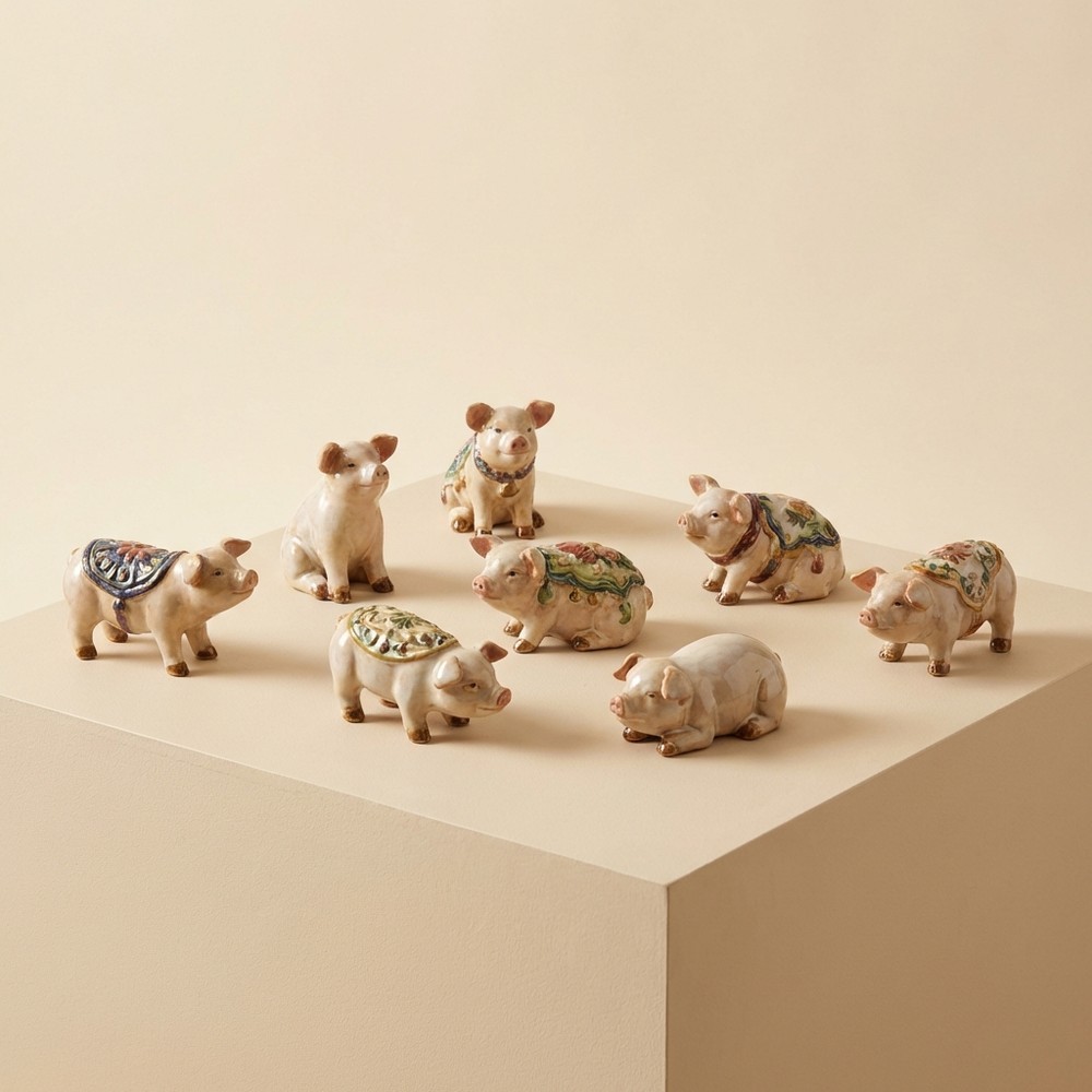 Садовые фигурки поросят