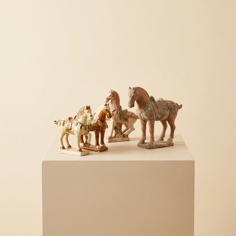 Садовые фигурки лошадей