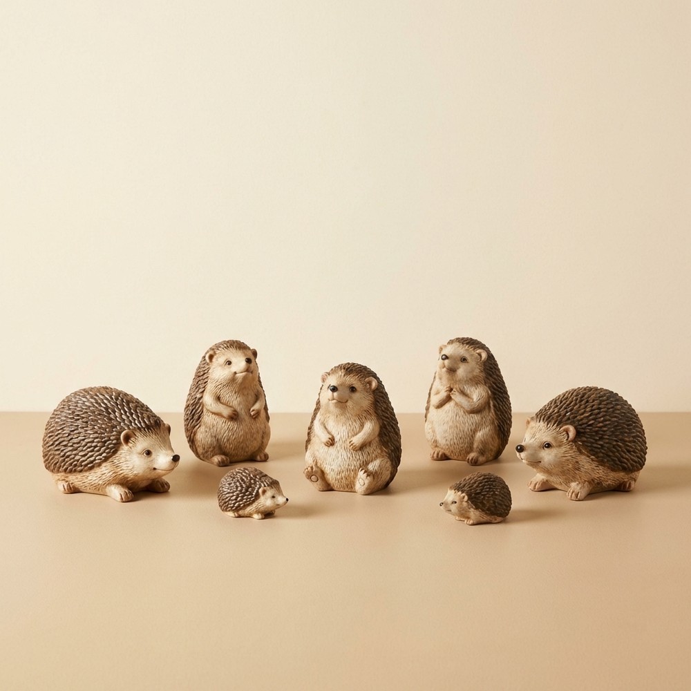 Садовые фигурки ежей