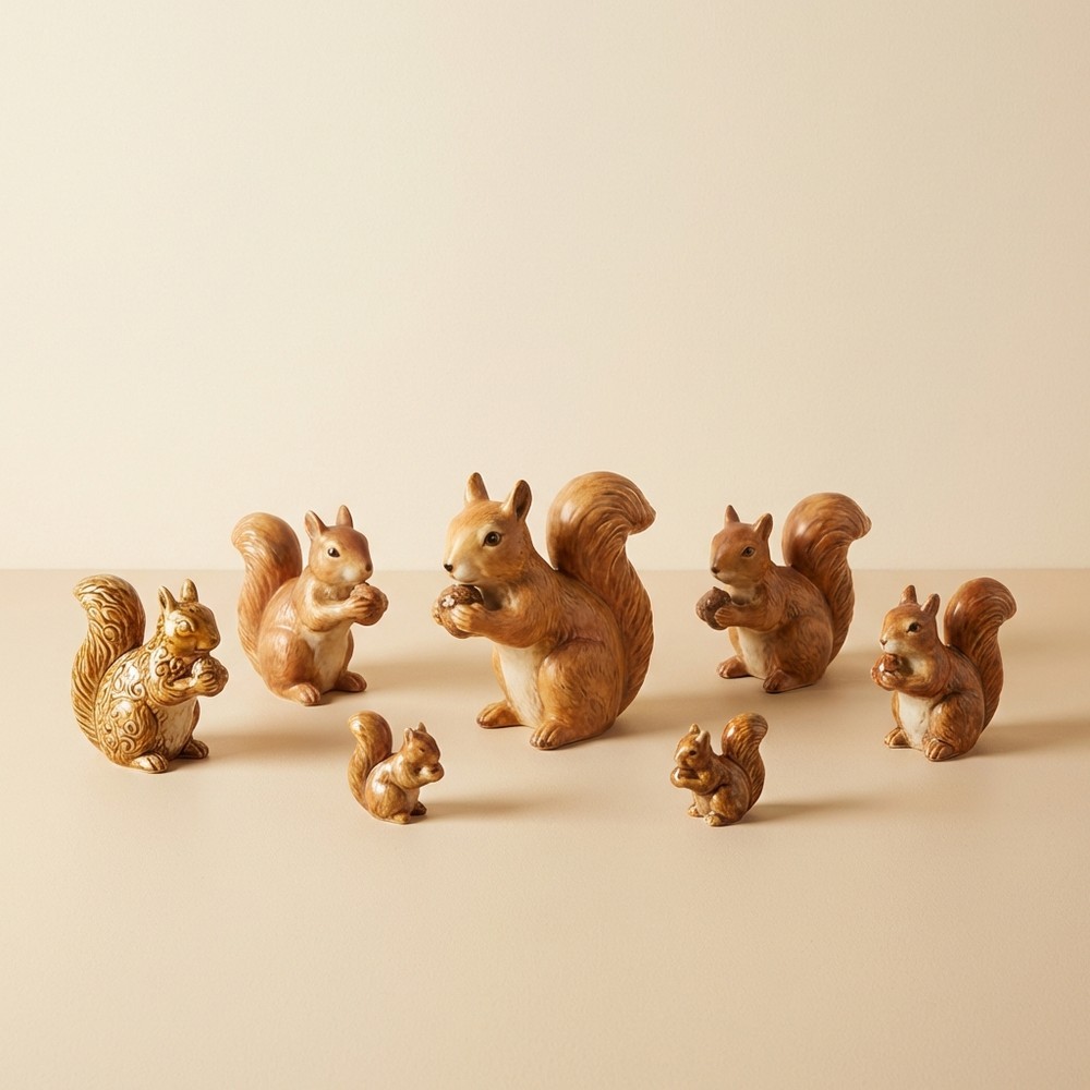 Садовые фигурки белок