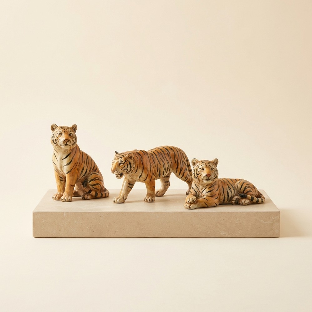 Садовые фигурки тигров