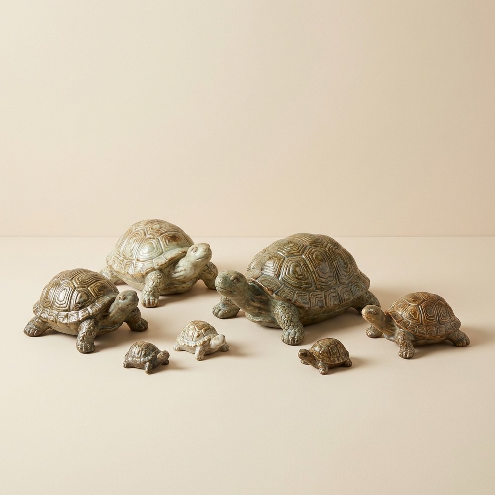 Садовые фигурки черепах