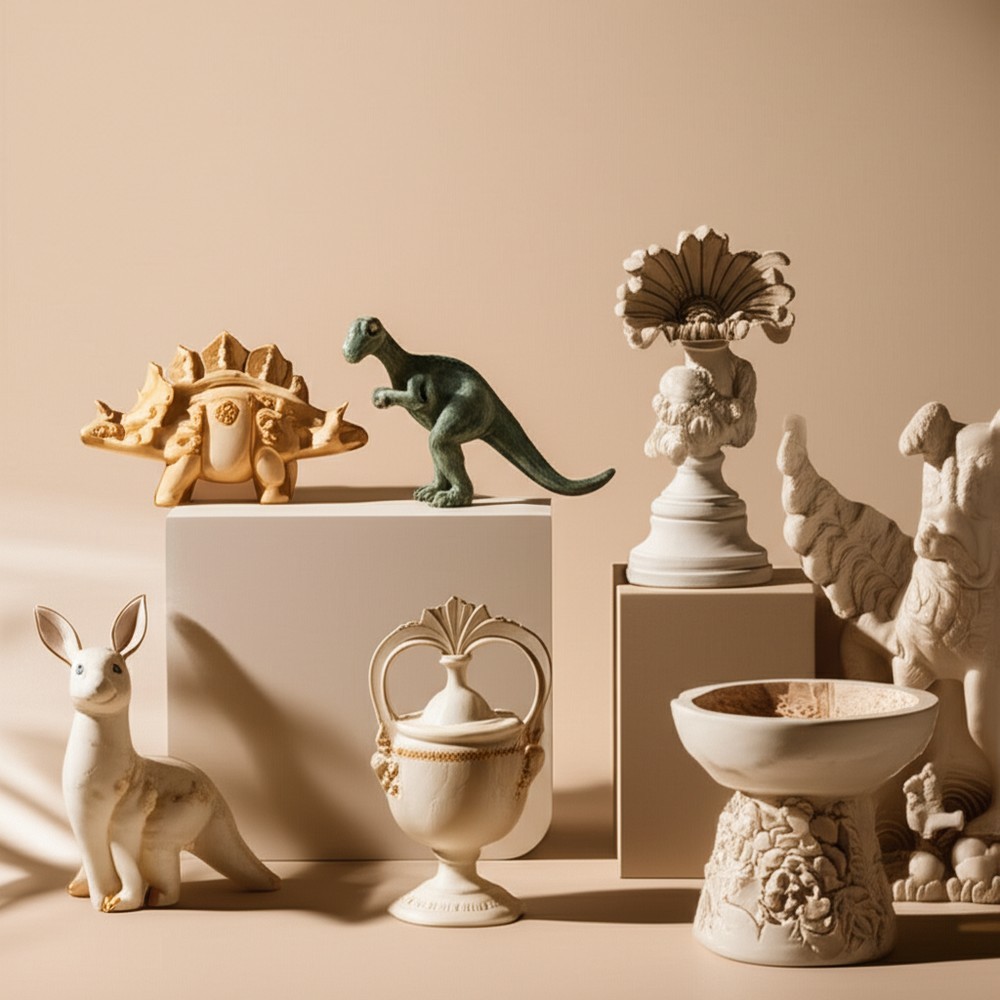 Садовые фигурки динозавров