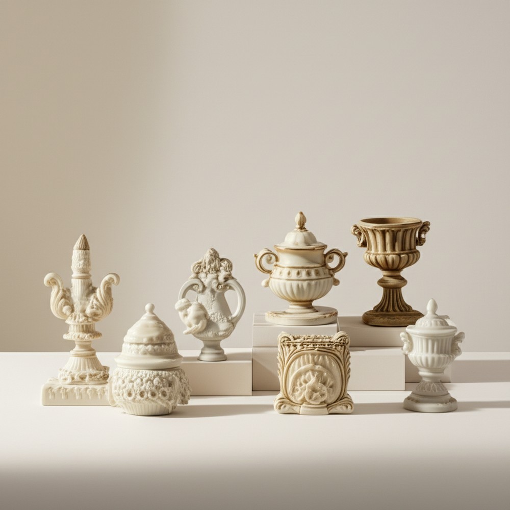 Фигурки каминов