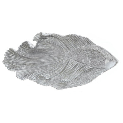 Блюдо декоративное "Серебряный лепесток", L26 W13 H4 см