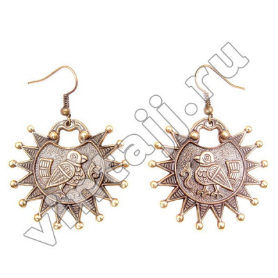 Серьги "Мирная птица"