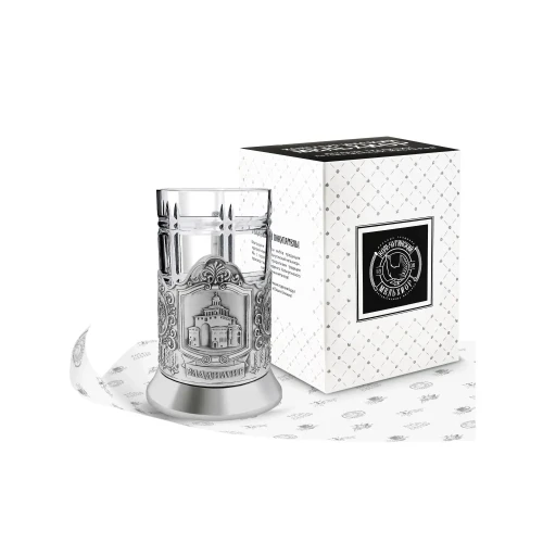 Набор для чая посеребренный "Владимир" Набор для чая посеребренный "Владимир"