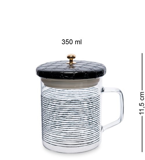 GS- 52/2 Кружка с крышкой "Нити" 350мл