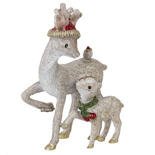 Фигурка декоративная "Олени", L6 W3 H8,5 см