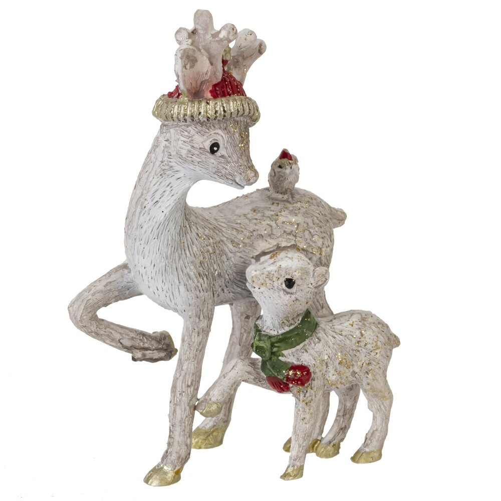 Фигурка декоративная "Олени", L6 W3 H8,5 см