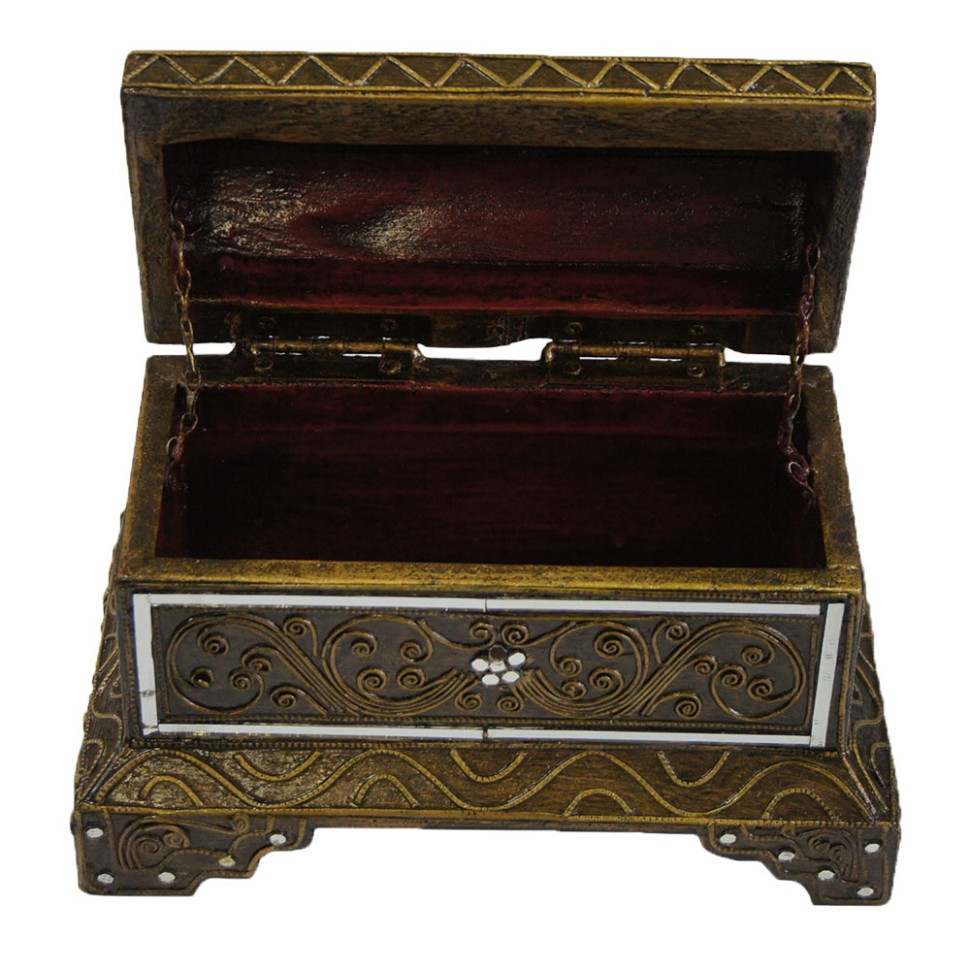 Шкатулка h17 L20 w12cм инкрустация