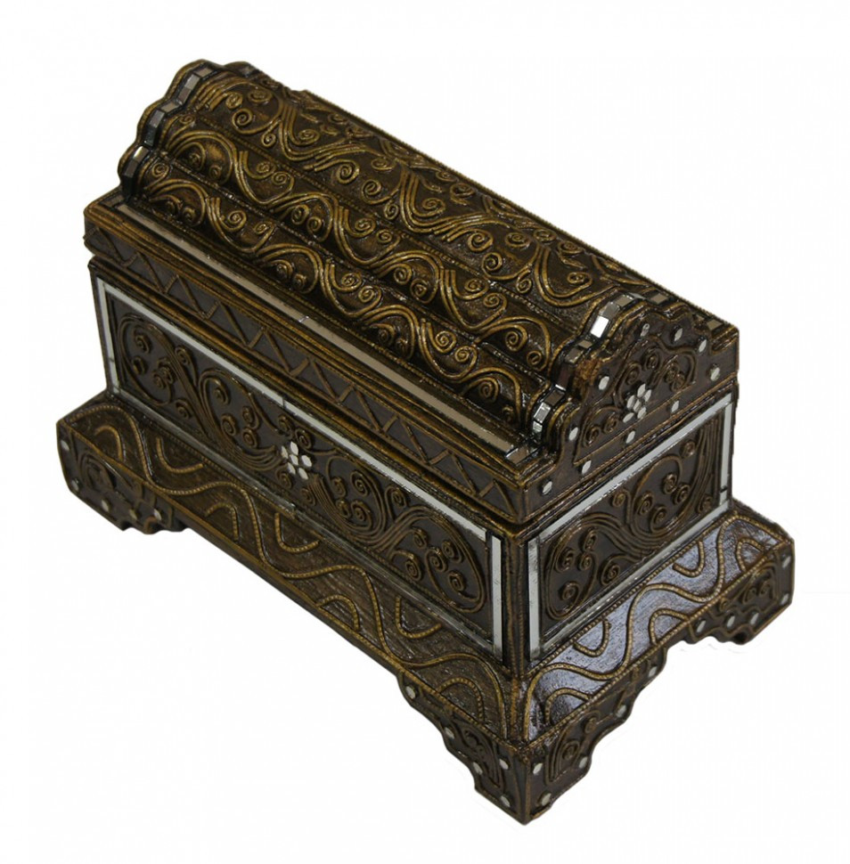 Шкатулка h17 L20 w12cм инкрустация