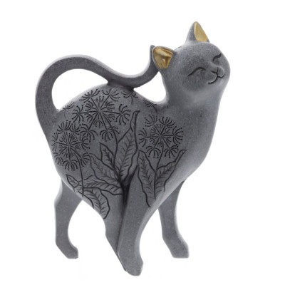 Фигурка декоративная "Кошка в одуванчиках", L13 W6 H14,5 см
