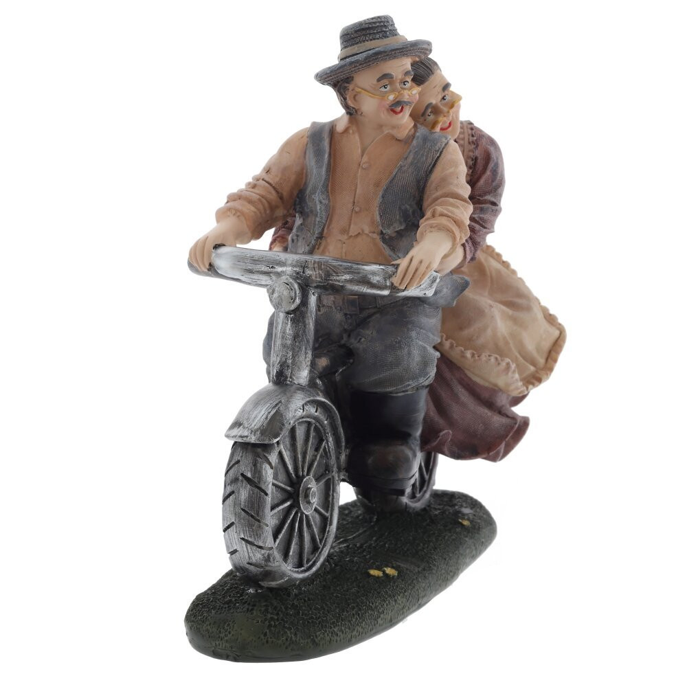 Фигурка декоративная "Бабушка с дедушкой", L18 W8,5 H18 см