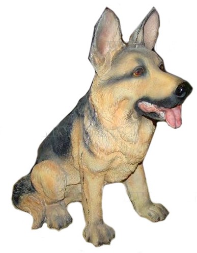 Декоративная садовая фигурка "Немецкая овчарка"