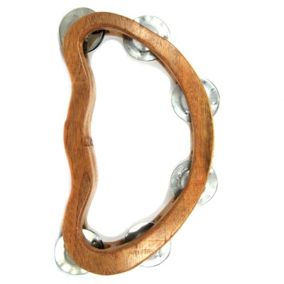 Тамбурин, дерево 22х13см